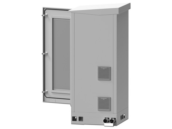 Gabinete de Piso Linkedpro LP-FORTE-16U-BAT para Exterior con Rack de 19