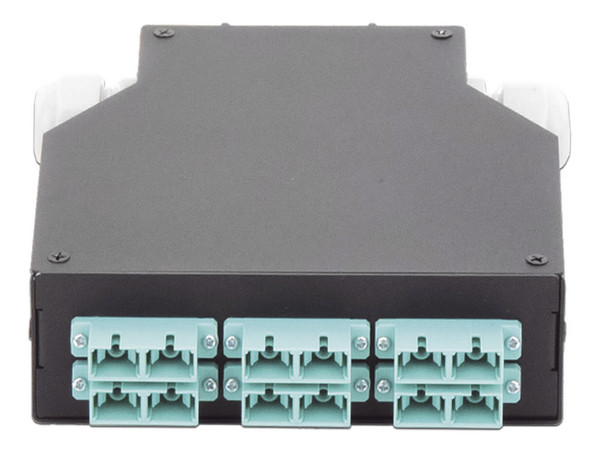 Distribuidor de Fibra Óptica LinkedPro LP-RDSCUMM, para Riel Din, 6 Acopladores SC/UPC Multimodo, Charola de Empalme.