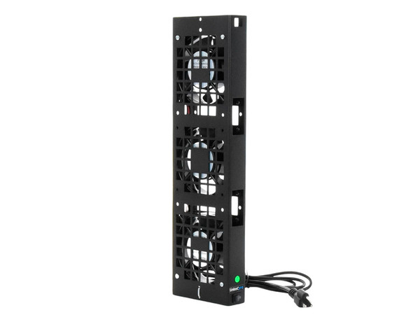 Kit de 3 Ventiladores (12 x 12 cm) con Clavija para Gabinete de Piso, 110 Vca.