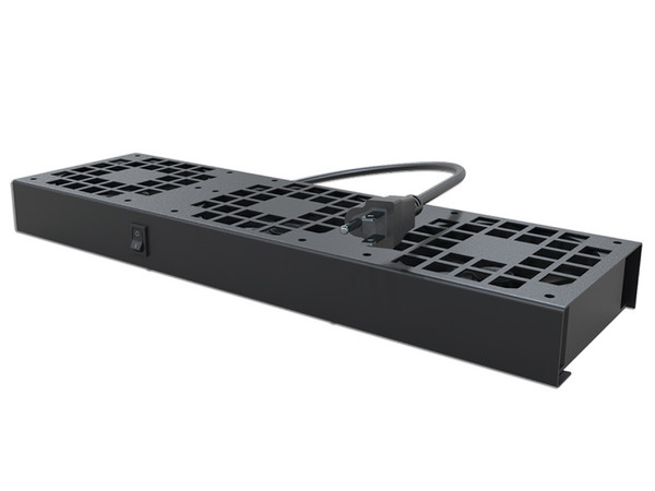 Kit de 3 Ventiladores (12 x 12 cm) con Clavija para Gabinete de Piso, 110 Vca.