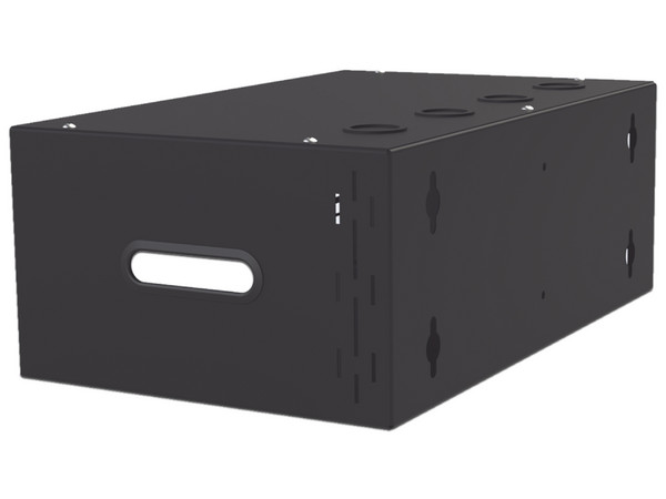Gabinete para Montaje en Pared Linkedpro LPWR50304U, Liviano para 4 Unidades, Color Negro.