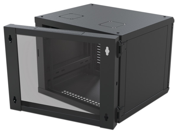 Gabinete Abatible de Pared LinkedPro SR-1912-GAP-V4 con Rack 19