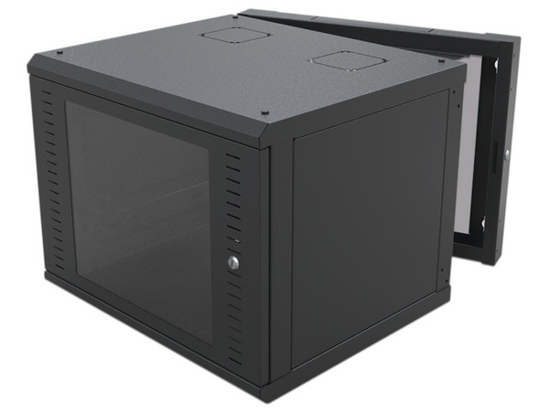 Gabinete Abatible de Pared LinkedPro SR-1912-GAP-V4 con Rack 19