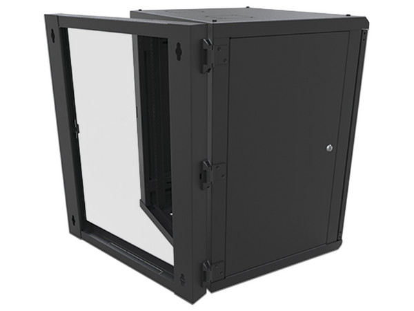 Gabinete Abatible LinkedPro SR-1916-GAP-V4 de Pared con Marco trasero, Rack 19