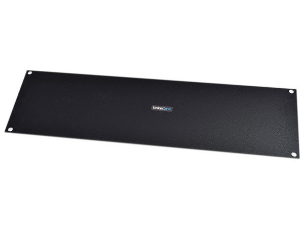 Tapa Ciega LinkedPro STF-3U para Rack de 19 Pulgadas, 3UR, Color Negro.