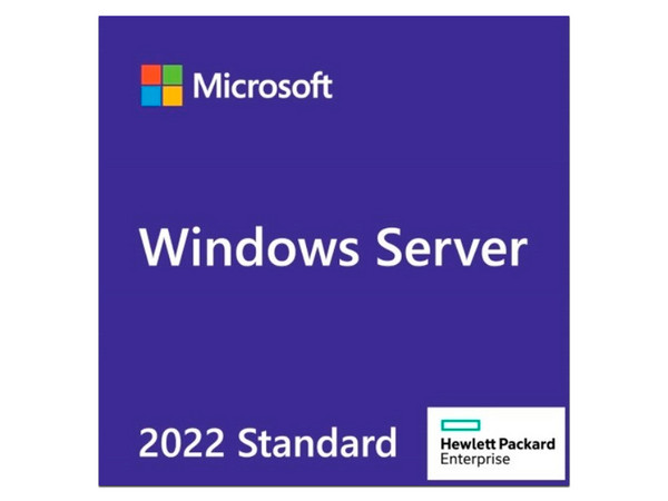 Windows Server Standard 2022, 16-core, Reseller Option Kit (ROK), 64-bit. De venta exclusiva para servidores HP.