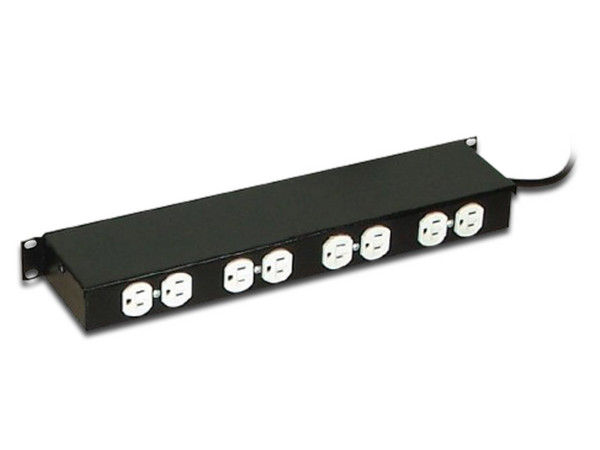 Multicontacto North System de 8 contactos. Color Negro.
