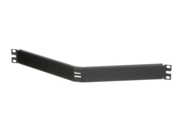 Panel Horizontal Panduit CPAF1BLY, Angulado, Acero, 1UR, Color Negro.