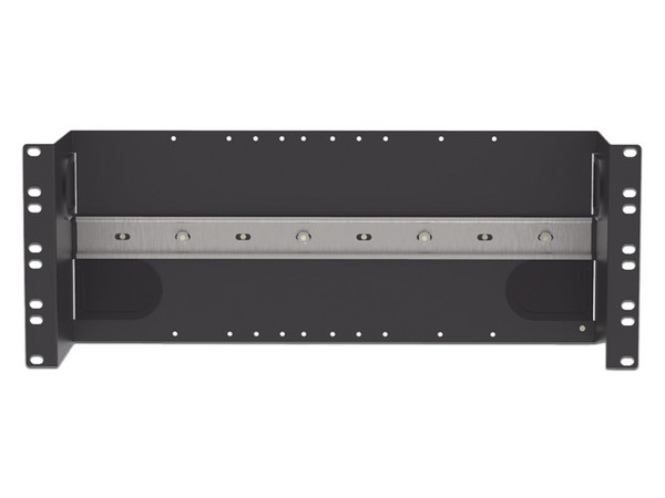 Soporte Para Instalar Equipos de Montaje Panduit en Riel DIN de 4UR, Color Negro.