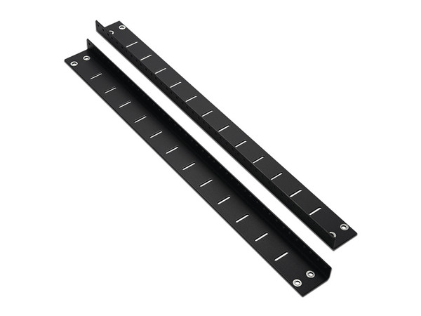 Kit de Rieles Posteriores para Gabinetes PanZone de Panduit, de 12 UR, Color Negro.