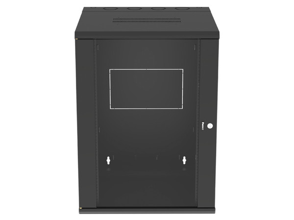 Gabinete Panduit de Pared para Servidores, Rack de 18U y 19 pulgadas. Color Negro.