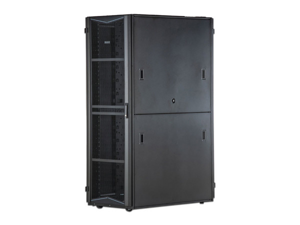 Gabinete Panduit FlexFusion para Centros de Datos, 42 UR, 800 mm de Ancho, 1070 mm de Profundidad, Fabricado en Acero, Color Negro.