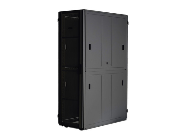 Gabinete FlexFusion XGL Panduit (Light) para Centros de Datos, 42 UR, 600 x 1070 mm, Fabricado en Acero. Color Negro.