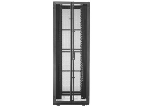 Gabinete FlexFusion XGL (Light) PANDUIT XGL84222B para Centros de Datos, 42 UR, 800 x 1200 mm, Fabricado en Acero. Color Negro.