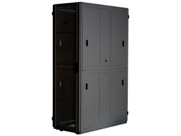 Gabinete FlexFusion XGL (Light) PANDUIT XGL84222B para Centros de Datos, 42 UR, 800 x 1200 mm, Fabricado en Acero. Color Negro.
