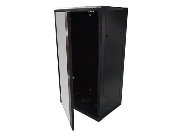 Gabinete SBE TECH SBE-GNLPAR22URP de Pared, 22U, Hasta 70Kg, Color Negro.