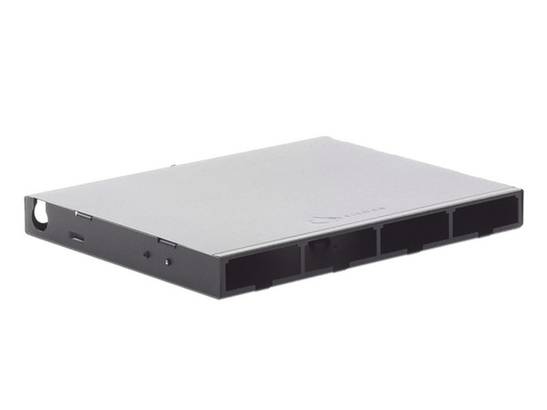 Distribuidor de Fibra Óptica Siemon de Alta Densidad LigthVerse Para Rack de 19 pulgadas, acepta 4 placas plug and play, hasta 96 Fibras, 1 UR.