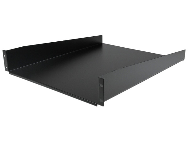 Estante de profundidad fija para rack de 2U y 22 pulgadas de 22kg de capacidad.