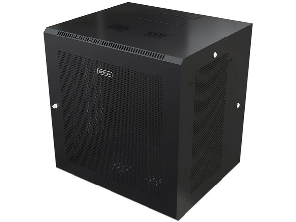Gabinete Rack de Servidores Abisagrado de Pared 12U con 24