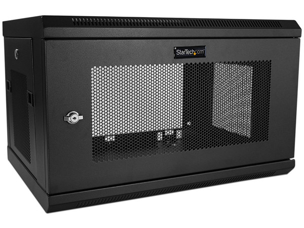 Gabinete Rack de Servidores de 6U para Montaje en Pared, con 16.9 Pulgadas de Profundidad