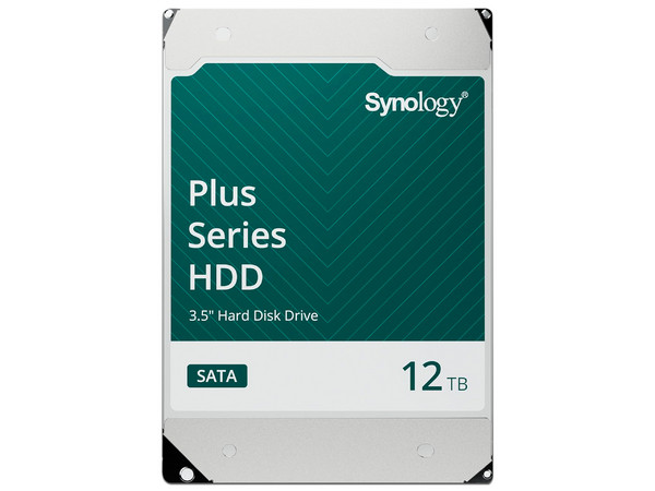Disco Duro Interno Synology Plus HAT331012T para Sistema NAS de 12TB, Caché 512MB, 7200 RPM, SATA III (6.0 Gb/s).