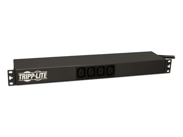 PDU Básico Monofásico de 208/240V, 3.3/3.8kW, 14 Tomacorrientes (12 C13 y 2 C19), Entrada L6-20P, Cable de 4.57 m, Instalación en Rack de 1U
