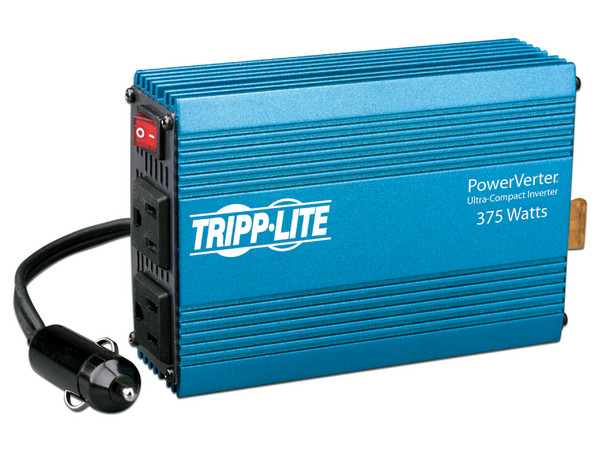 Cargador Tripp Lite Compacto para Automóviles, 375W, 2 Contactos.