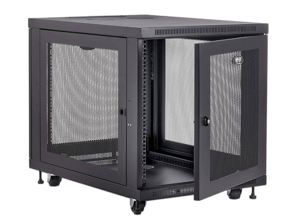 Gabinete SmartRack Tripplite SR12UB, 12U, hasta 450Kg, Color Negro.