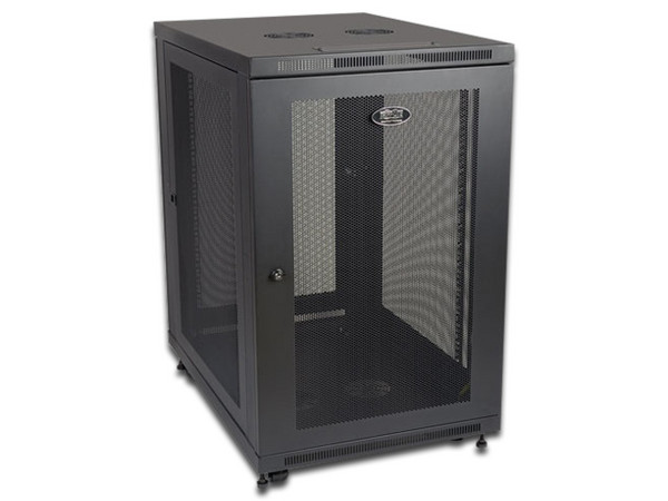 Gabinete Rack de Servidores de 18U para Montaje en Pared, con 32.5 Pulgadas de Profundidad.