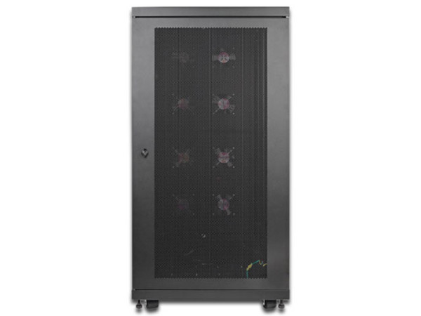 Gabinete Tripplite de 24U para ambientes industriales, IP54. Color Negro.