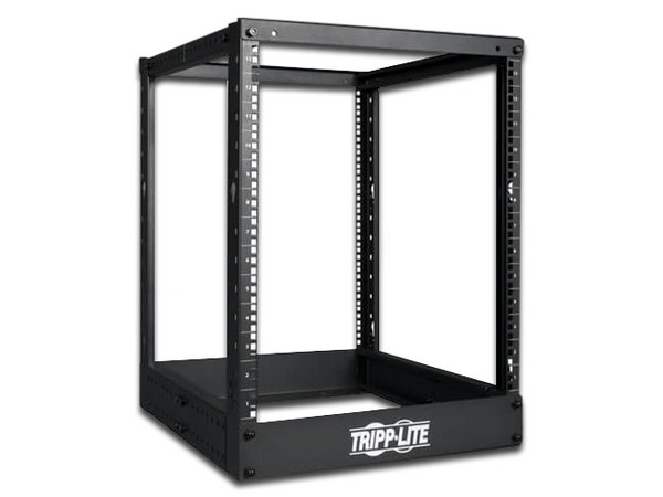 Rack de marco abierto SmartRack de 4 postes 13U. Color Negro.