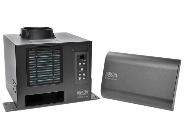Sistema de enfriamiento Tripp Lite para instalación en Rack para servidores, capacidad de 2,000 BTUs, display LCD, 120V.