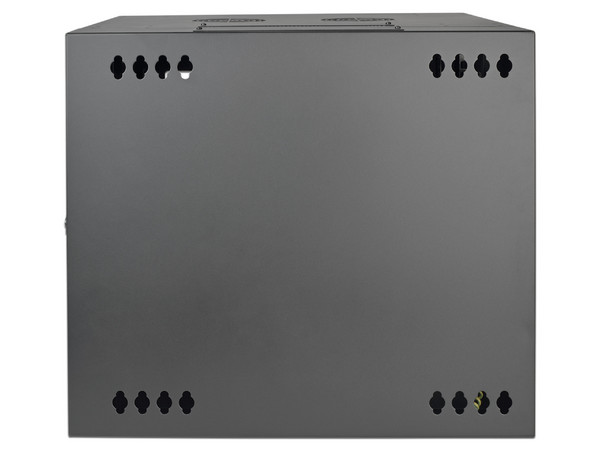 Gabinete SmartRack 10U de bajo perfil con ajuste de profundidad del interruptor para instalación en pared