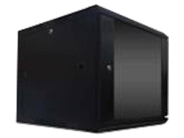 Gabinete de Pared WAM WC06UR06-A, con Puerta, 6UR. Color Negro.