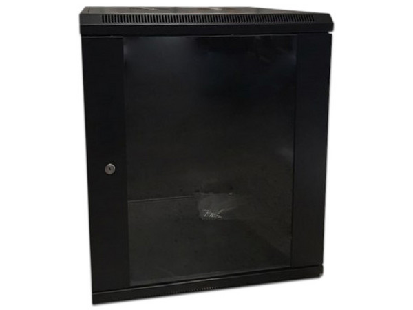 Gabinete WAM de 12UR, de profundidad de 600 mm, para instalación en muro.
