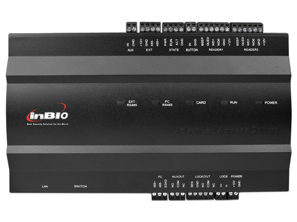 Panel de control de Acceso Profesional ZKTeco InBio 160 de 1 puerta, 100,000 registros, 3,000 huellas, 30,000 tarjetas, TCP/IP, RS485.