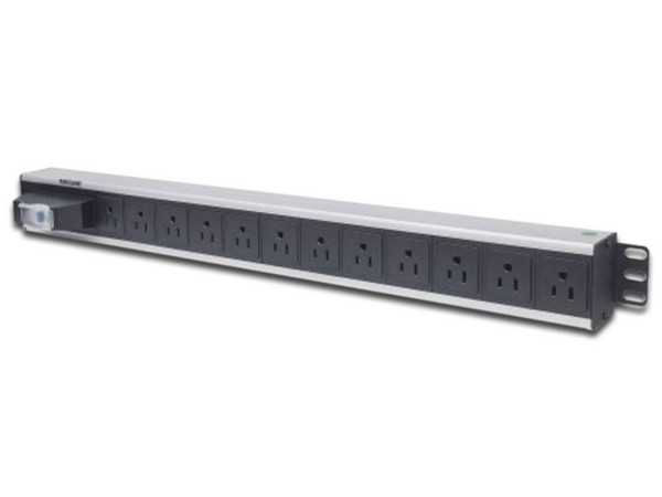 PDU Barra multicontactos vertical con 12 salidas, Contactos tipo NEMA