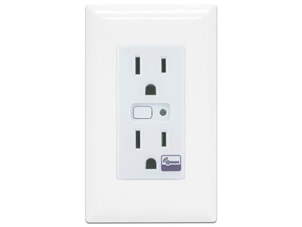 Tomacorriente con señal inalámbrica Z-WAVE, compatible con HUB HC7, puede ser un panel de alarma L5210, L7000.