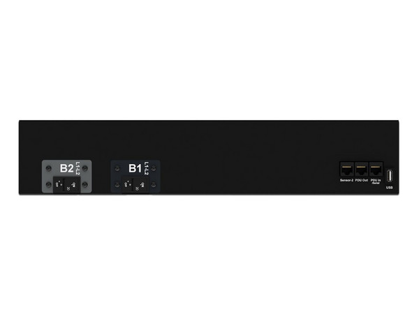 PDU Switchable y Monitoreable Panduit P16E19M para Distribución de Energía, Enchufe de entrada NEMA L6-30P, 12 Salidas C13 y 4 Salidas C19, 208 Vca, 30 Amp.