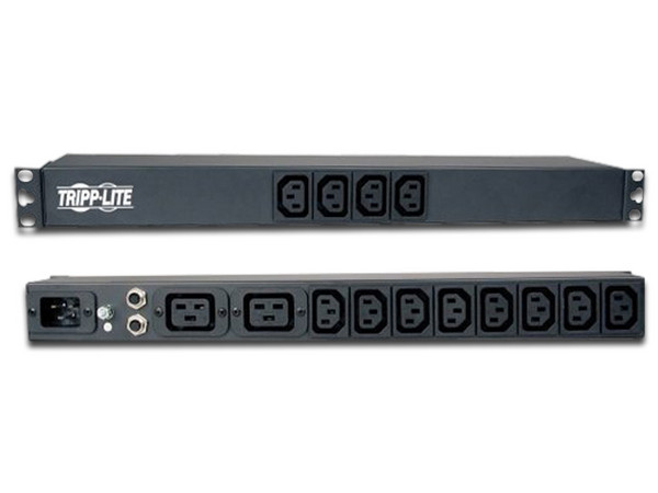 PDU barra multicontactos de 14 salidas (12 C13 y 2C19) para montaje en 1U.