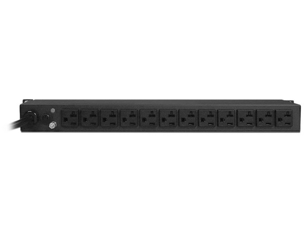 PDU multicontacto Tripplite PDUMH20 de (12) 5-15/20R, conexiones para montaje en rack.