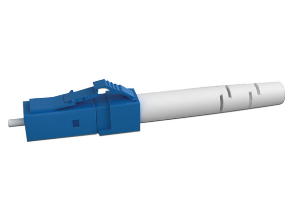 Conector LC para fibra óptica unimodo Condunet, Color Azul.