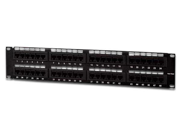 Panel de Parcheo Cat5e ConduNet, 48 puertos, UTP, 19
