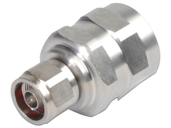 Conector Tipo N Macho CommScope RFN-1006-8X para Cables FXL-780, AVA5-50 y AVA5-50FX, Color Plateado.
