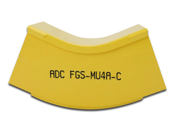 Kit de codo Vertical CommScope para canalización de fibra, 45 grados, Color Amarillo.