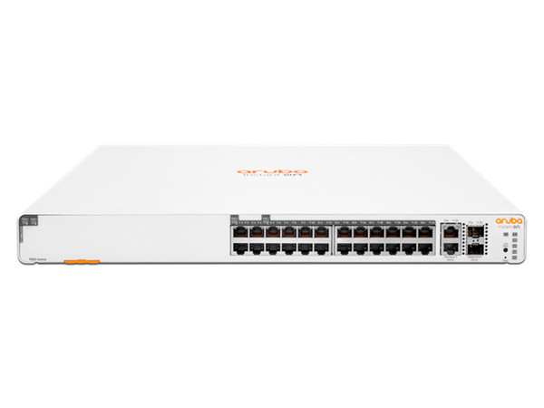 Conmutador Aruba Instant On HPE JL807A, 24 puertos RJ-45, 2 puertos SFP+, 2 puertos 10GBASE-T.