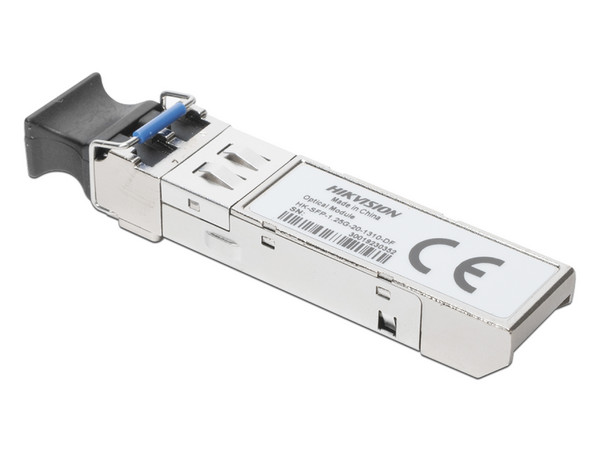 Transceptor de Fibra Óptica SFP Hikvision Mini GBIC, Monomodo, Conector LC, hasta 20km.