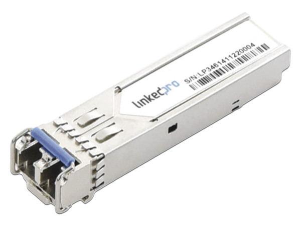 Transceptor de Fibra Óptica SFP+ LinkedPro LP-IND-SFP-10G-SM-3, Monomodo, Conectores LC, hasta 3km.