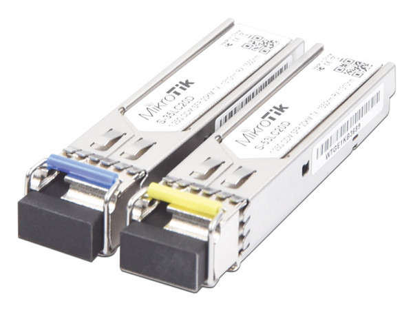 Transceptores MiniGbic SFP LC WDM para Fibra Mono Modo Hasta 20 Kms.