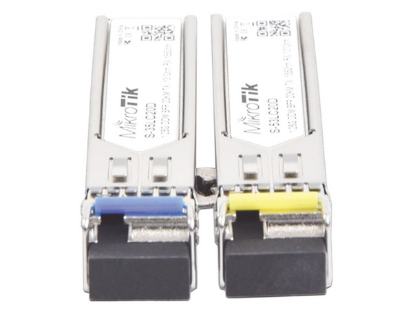 Transceptores MiniGbic SFP LC WDM para Fibra Mono Modo Hasta 20 Kms.